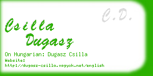 csilla dugasz business card